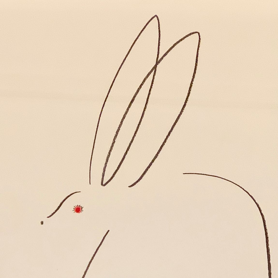 山口一郎　ダルメシアン　原画 山口一郎 卯 うさぎ 原画